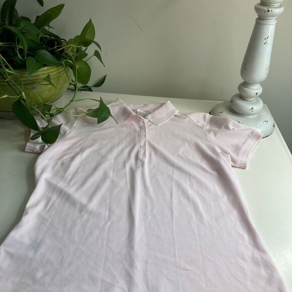 NIKE GOLF DriFit Baby Pink Polo Shirt - Picture 5 of 12